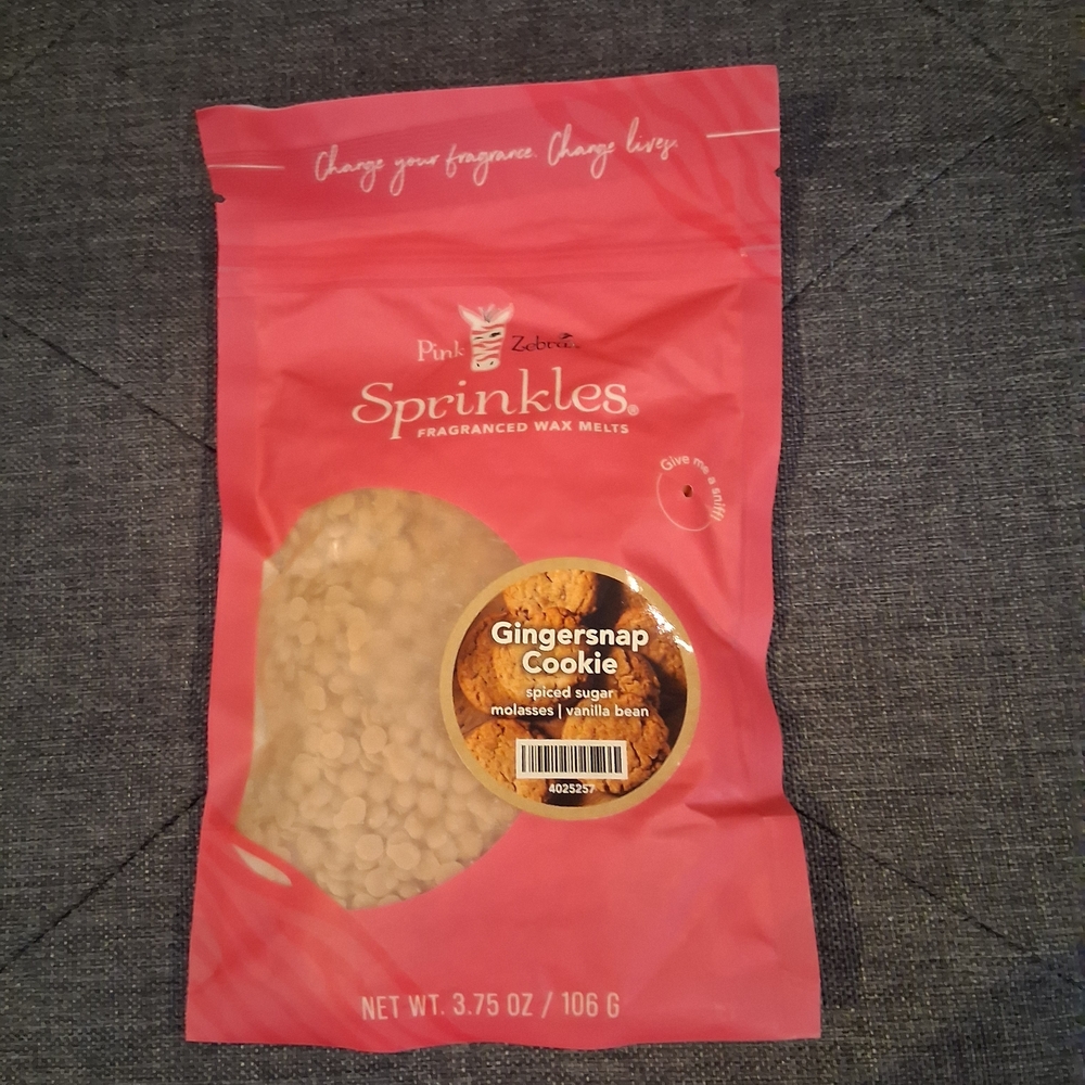 Pink Zebra Sprinkles in Pink Packaging